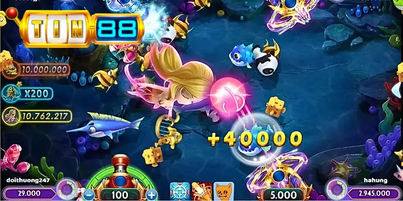 Loại thường với thưởng đều đặn ở bắn cá tiên