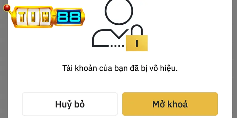 Các cách khắc phục khi tài khoản Tin88 bị khóa
